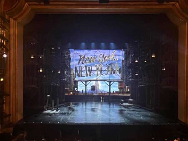 St. James Theatre, section: Mezzanine C, row: A, seat: 109