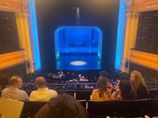 Hudson Theatre, section: Dress Circle C, row: E, seat: 110