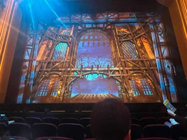 St. James Theatre, section: Orchestra C, row: E, seat: 108