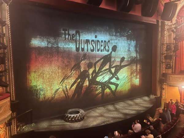 Bernard B. Jacobs Theatre, section: Mezzanine L, row: A, seat: 9