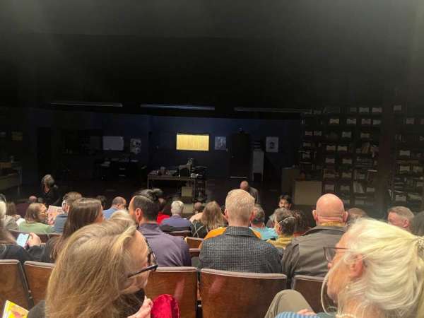 The Newman Theater at The Public Theater, row: H, seat: 6