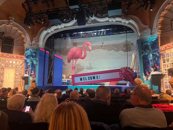 Pasadena Playhouse, section: Orch, row: H, seat: 9