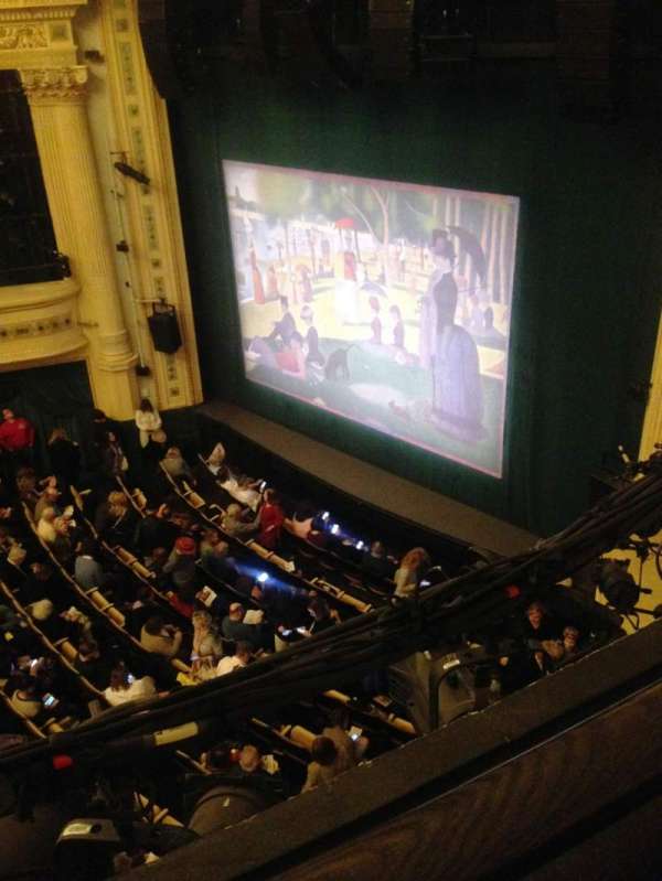 Hudson Theatre, section: Balcony R, row: A, seat: 20
