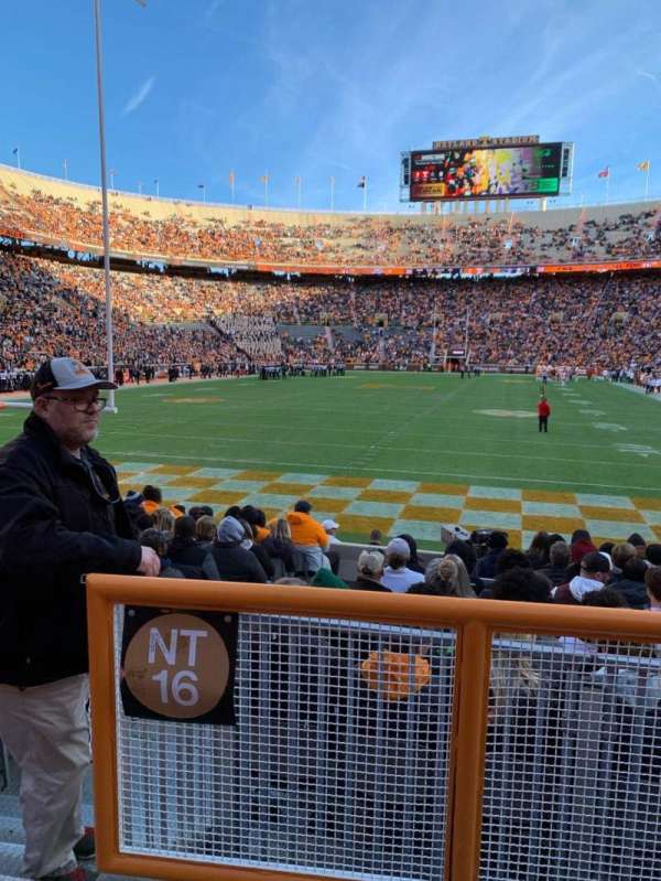 Neyland Stadium, section: Y7, row: 2, seat: 18