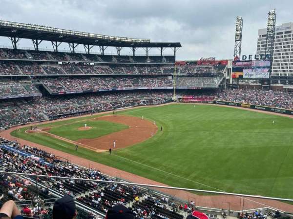 Truist Park, section: 314, row: 3, seat: 6