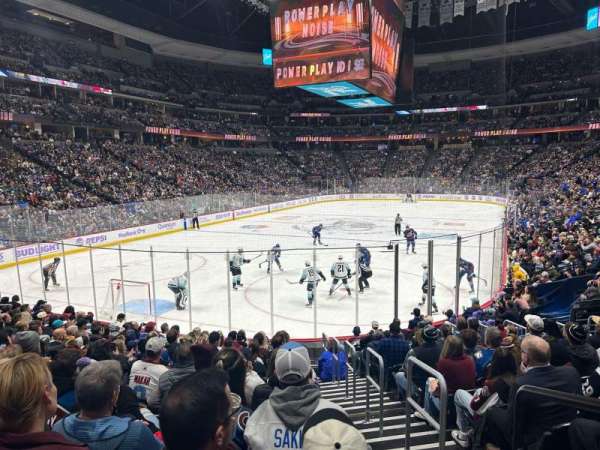 Ball Arena, section: 110, row: 14, seat: 1