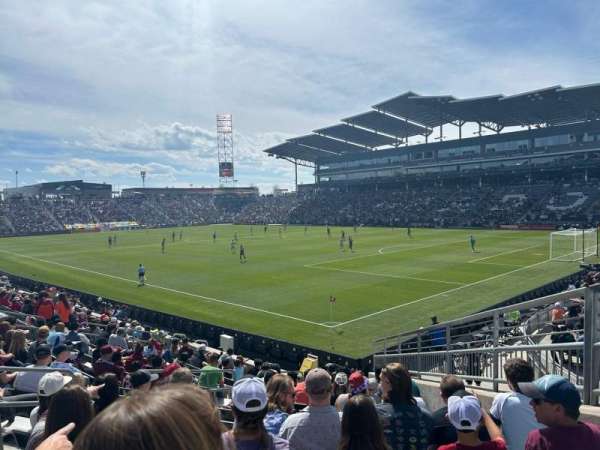 Dick's Sporting Goods Park, section: 100, row: 14, seat: 4