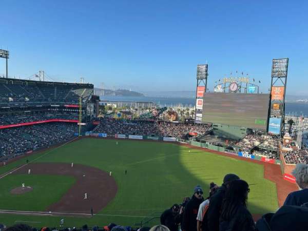 Oracle Park, section: VR305, row: 11, seat: 2