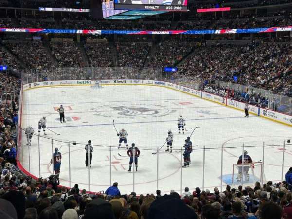 Ball Arena, section: 116, row: 22, seat: 10