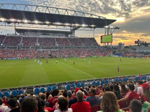 BMO Field, section: 108, row: 14, seat: 20