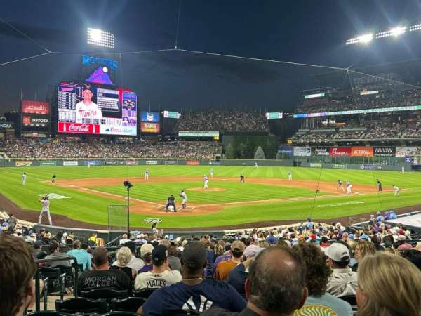 Coors Field, section: 129, row: 23, seat: 8
