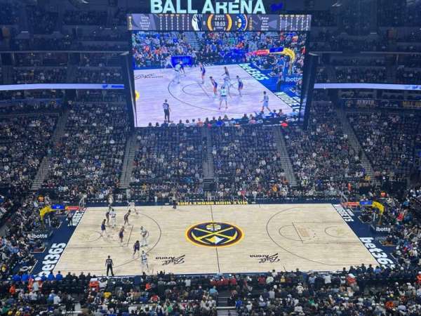 Ball Arena, section: 302, row: 6, seat: 16