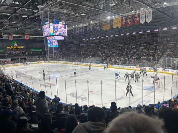 Blue Arena, section: N, row: 13, seat: 10