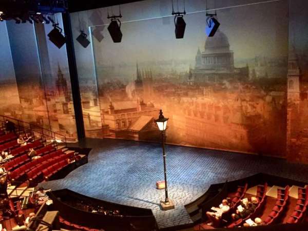 Vivian Beaumont Theater, section: LOGE L, row: A, seat: 114