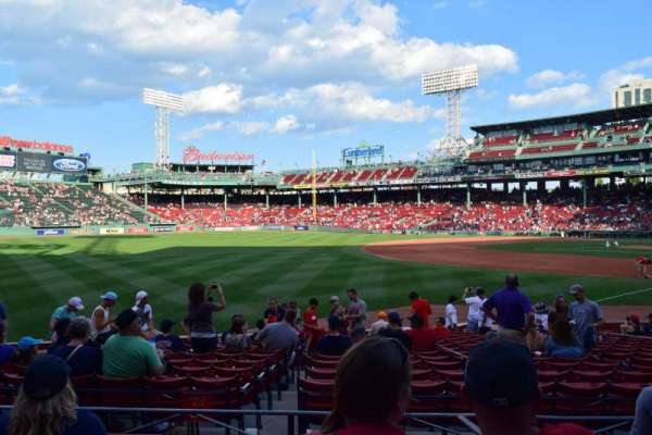 Fenway Park, section: Loge Box 163, row: FF, seat: 2