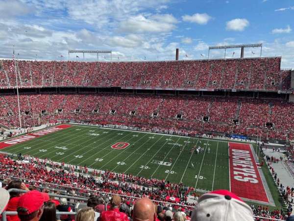 Ohio Stadium, section: 25C, row: 15, seat: 21