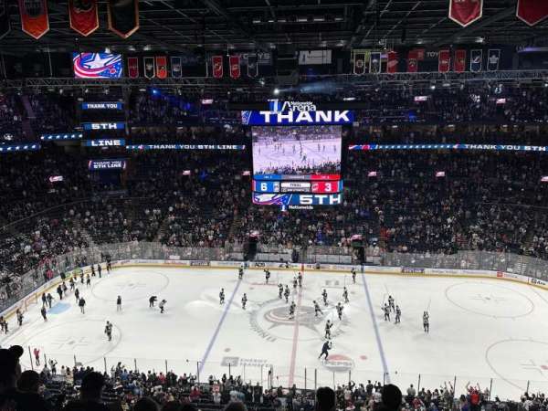 Nationwide Arena, section: 217, row: F, seat: 6