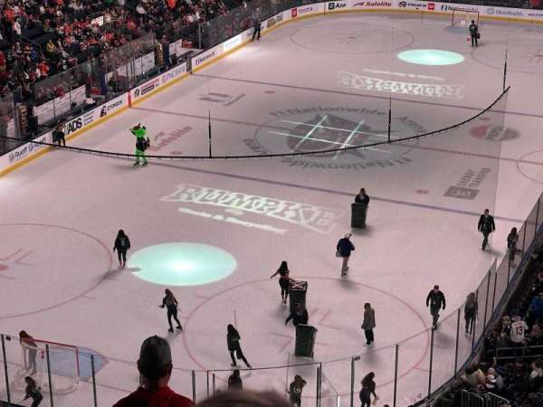 Nationwide Arena, section: 222, row: J, seat: 7