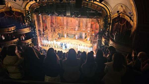 Richard Rodgers Theatre, section: Rear Mezzanine R, row: G, seat: 16