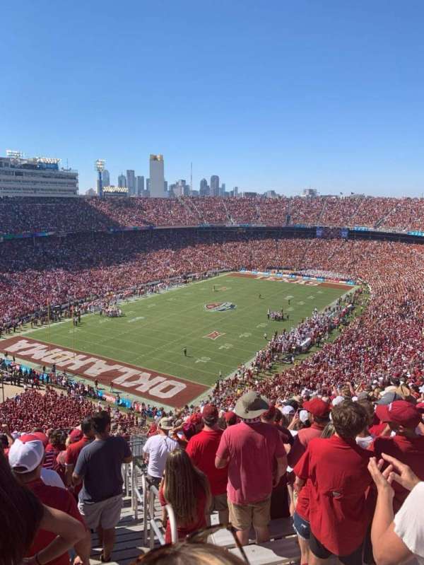 Cotton Bowl, section: 136, row: 29, seat: 1
