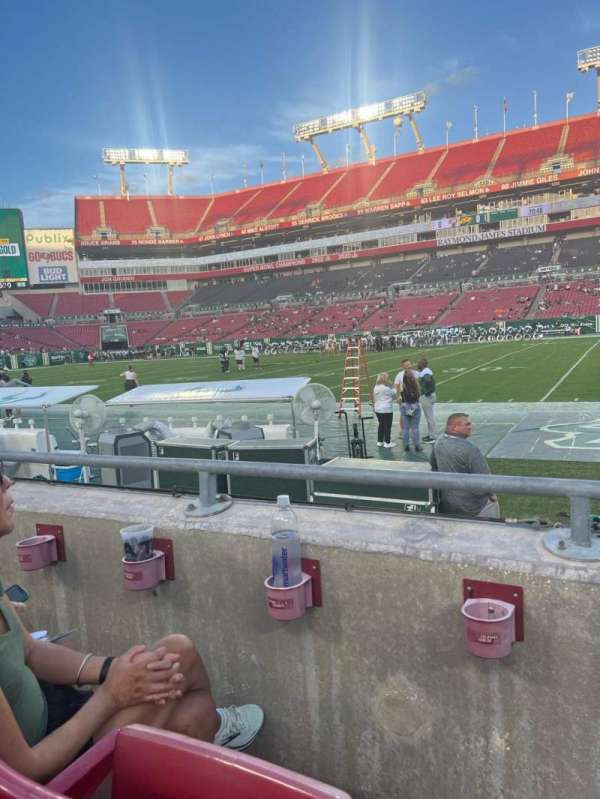 Raymond James Stadium, section: 112, row: B, seat: 24