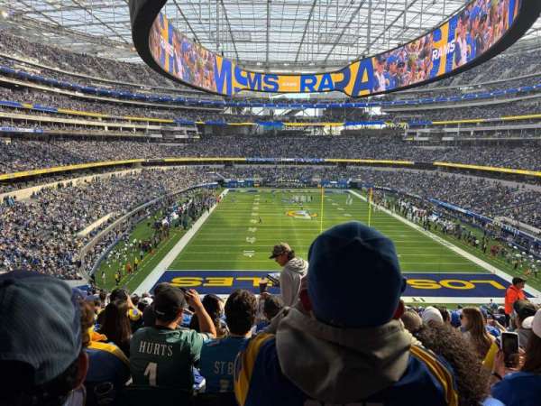 SoFi Stadium, section: 206, row: 19, seat: 11