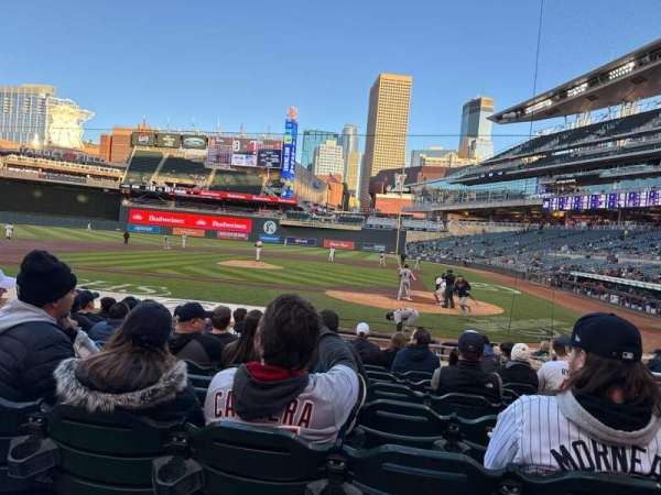 Target Field, section: 11, row: 12, seat: 5