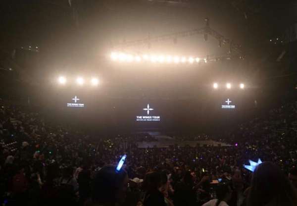 Prudential Center, section: 1, row: 15, seat: 3