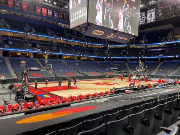 Benchmark International Arena, section: 103, row: K, seat: 14