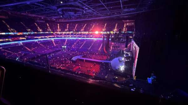 The O2, London, section: 422, row: B, seat: 976