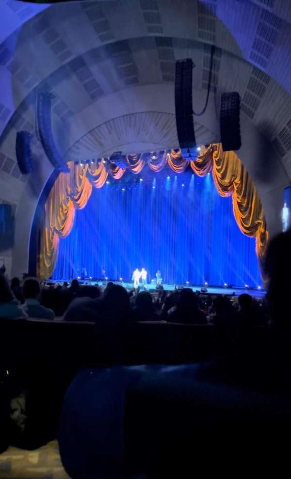 Radio City Music Hall, section: Orchestra 1, row: O, seat: 109