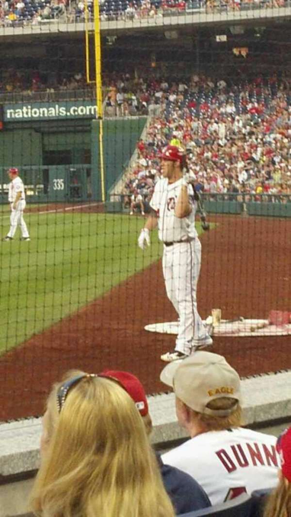 Nationals Park, section: Terra Club C, row: E, seat: 9