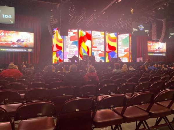 Hard Rock Live at Etess Arena, section: 105, row: Q, seat: 11