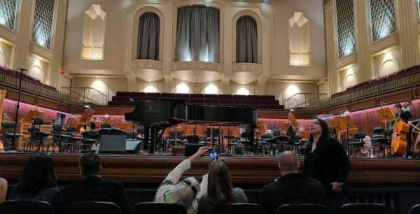 Bradley Symphony Center, section: Orchestra C, row: D, seat: 9