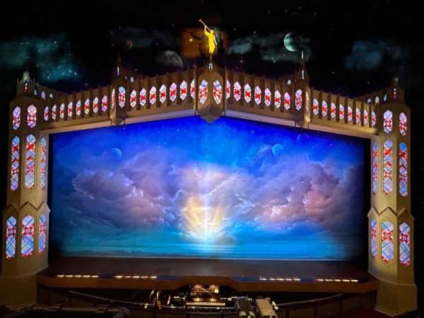 Prince of Wales Theatre, section: Circle, row: A, seat: 23