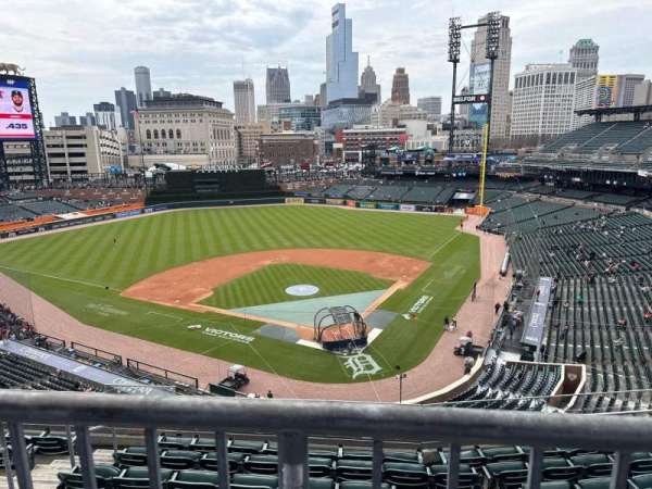 Comerica Park, section: 329, row: 1, seat: 12
