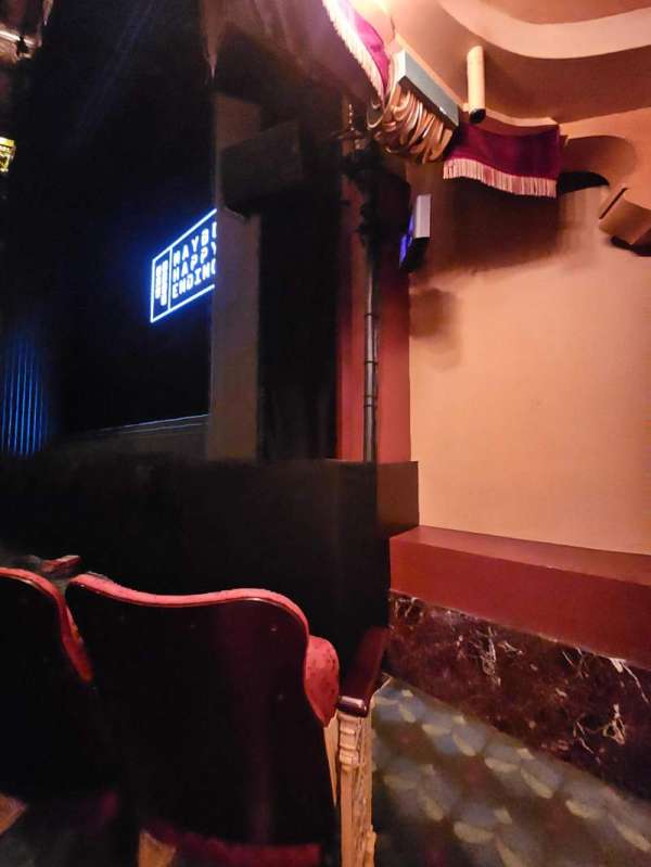 Hudson Theatre, section: Orchestra R, row: C, seat: 12,14