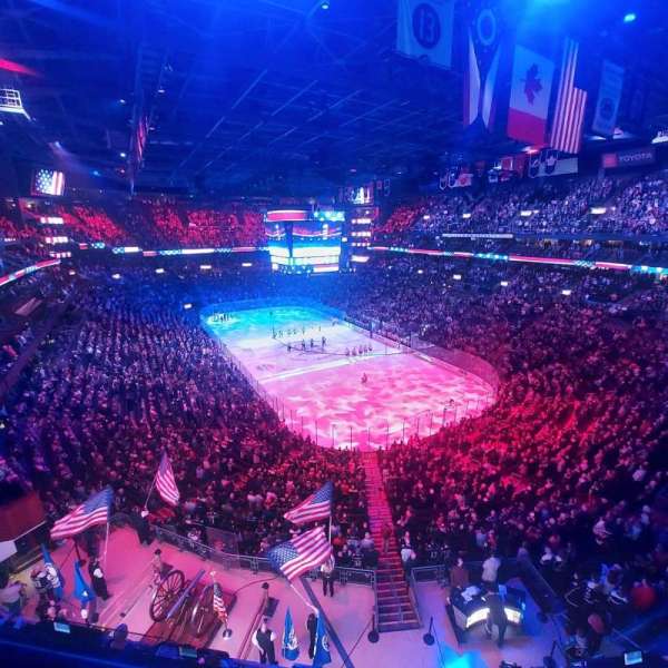 Nationwide Arena, section: 212, row: A, seat: 13