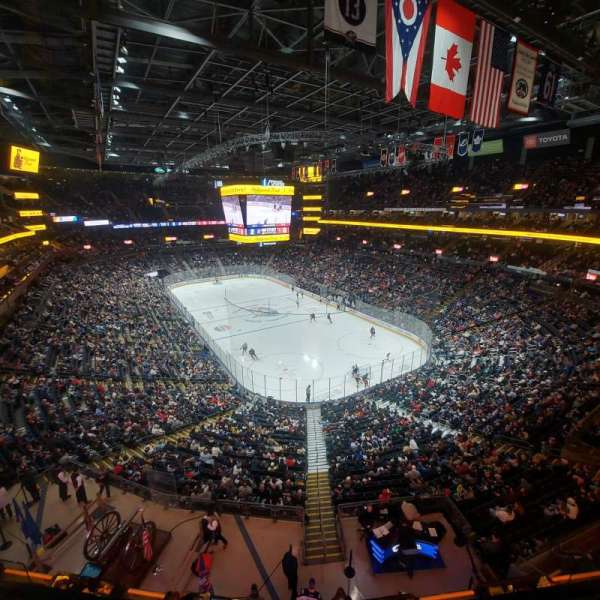Nationwide Arena, section: 212, row: A, seat: 13