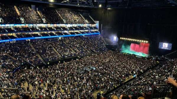 The O2, London, section: 415, row: G, seat: 812
