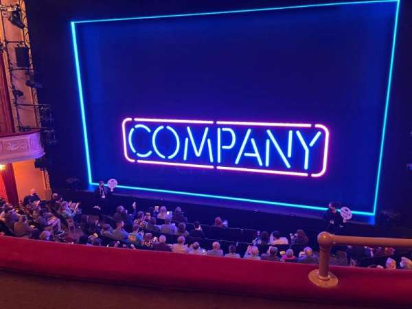 Bernard B. Jacobs Theatre, section: Mezzanine C, row: B, seat: 101