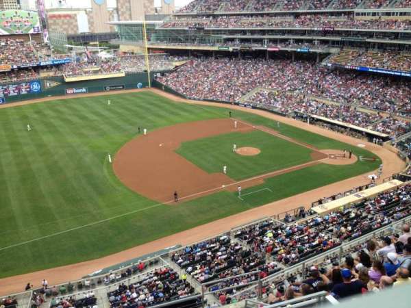 Target Field, section: 324, row: 1, seat: 1