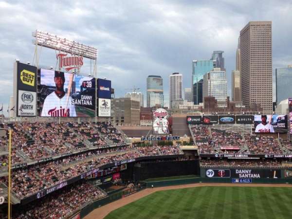 Target Field, section: 324, row: 1, seat: 1