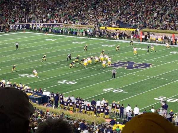 Notre Dame Stadium, section: 125, row: 7, seat: 11