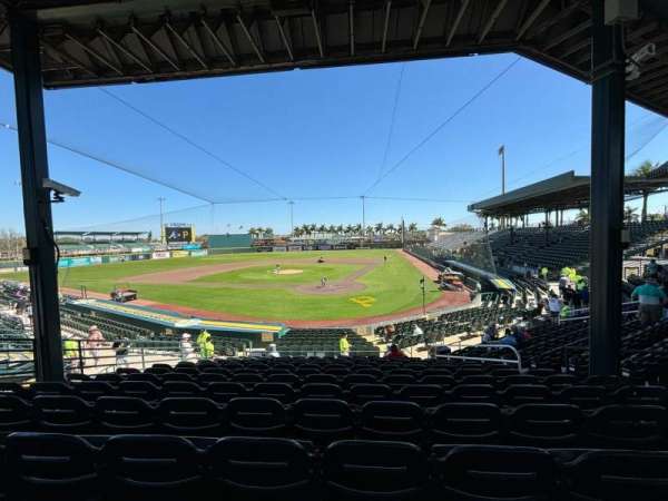 LECOM Park, section: Box 3, row: 19