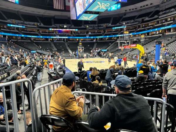 Ball Arena, section: 142, row: 2, seat: 1