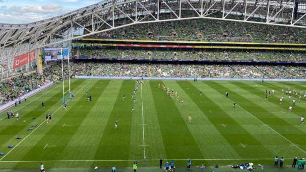 Aviva Stadium, section: 527, row: B, seat: 25