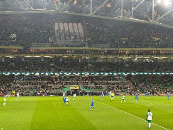 Aviva Stadium, section: 105, row: W, seat: 21