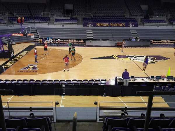 Williams Arena at Minges Coliseum, section: 208, row: F, seat: 3
