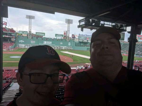 Fenway Park, section: Grandstand 15, row: 10, seat: 22